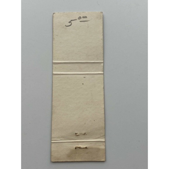 Rare Vintage Matchbook Cover K3 BIG BOY BURGER Chicago Illinois Stripes Design - Picture 5 of 6